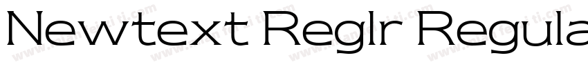 Newtext Reglr Regular字体转换